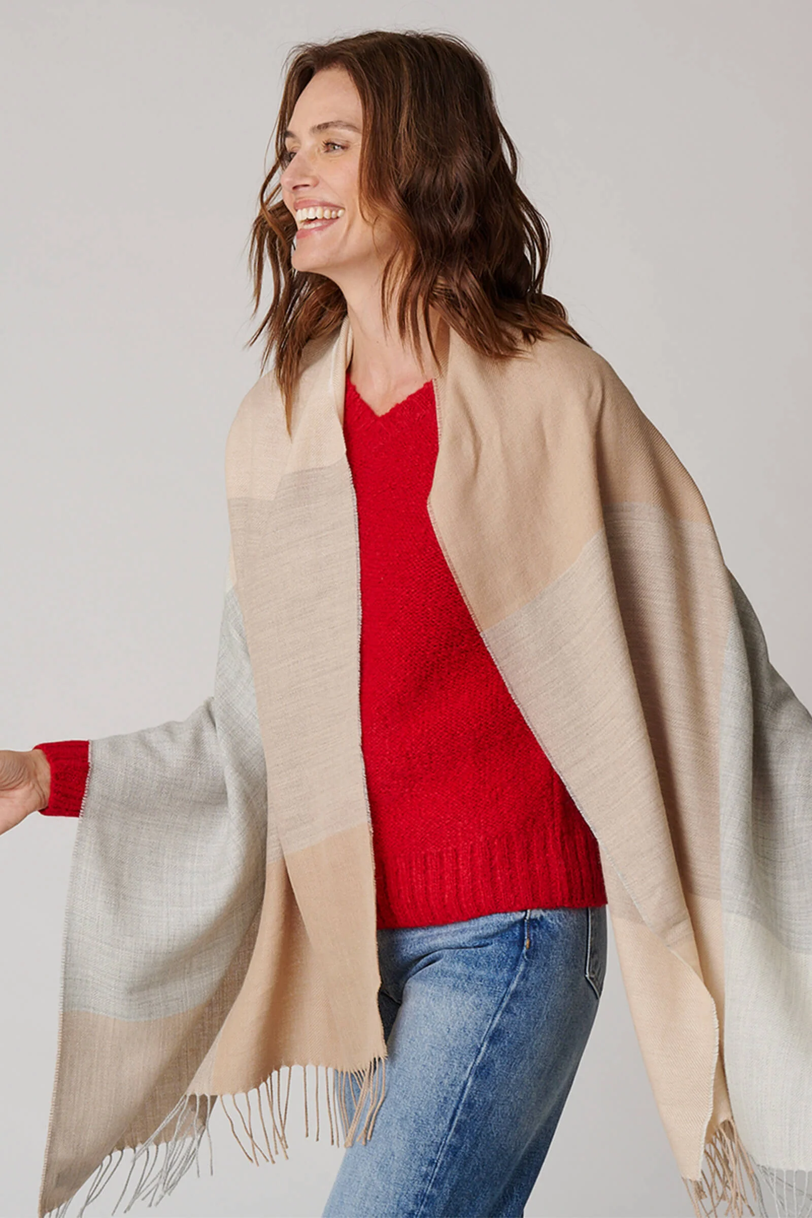 Square Pattern Shawl - Image 3