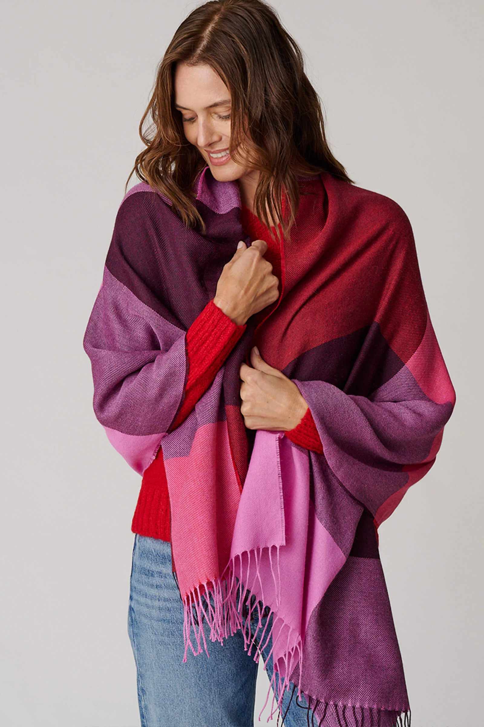 Square Pattern Shawl - Image 4