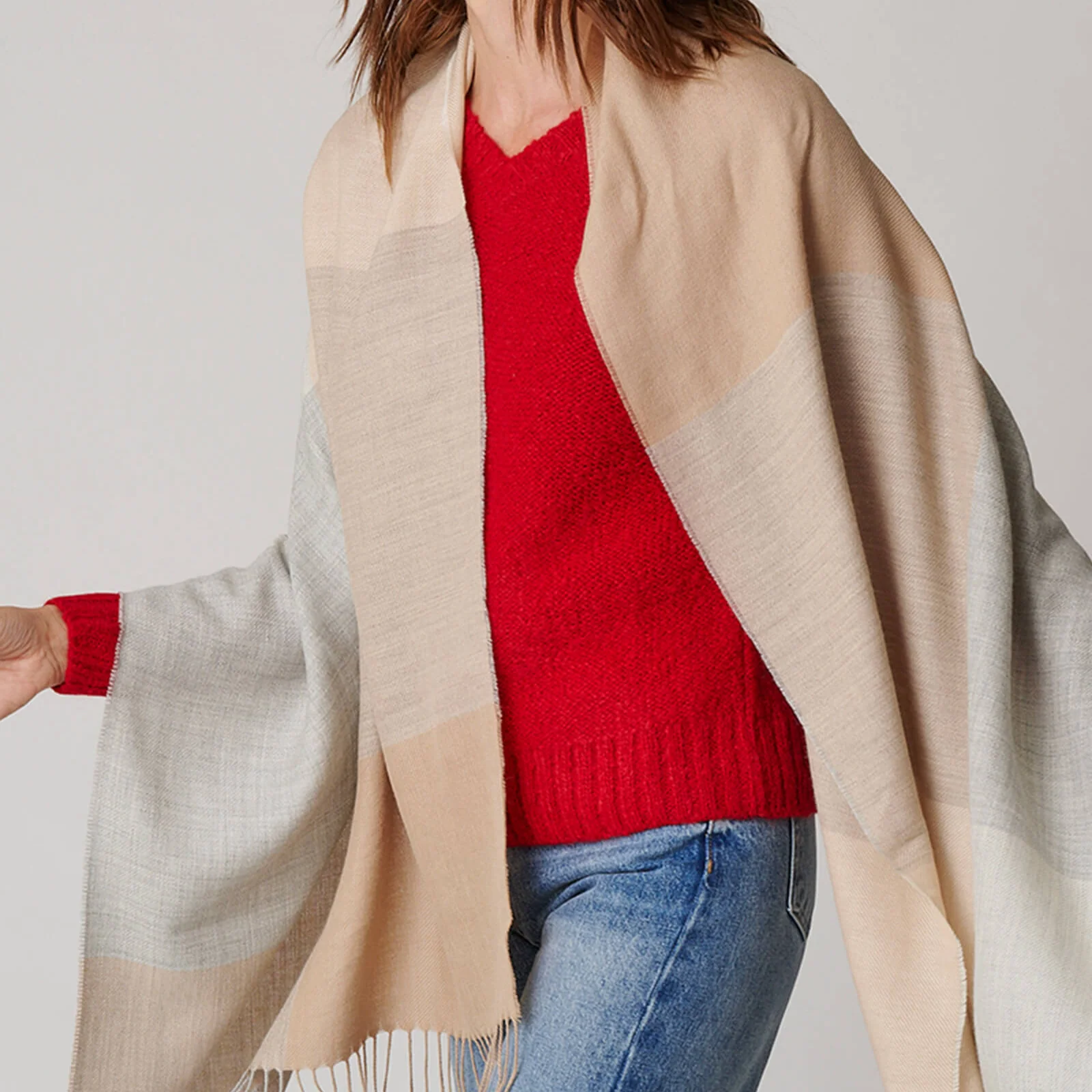Square Pattern Shawl - Image 8