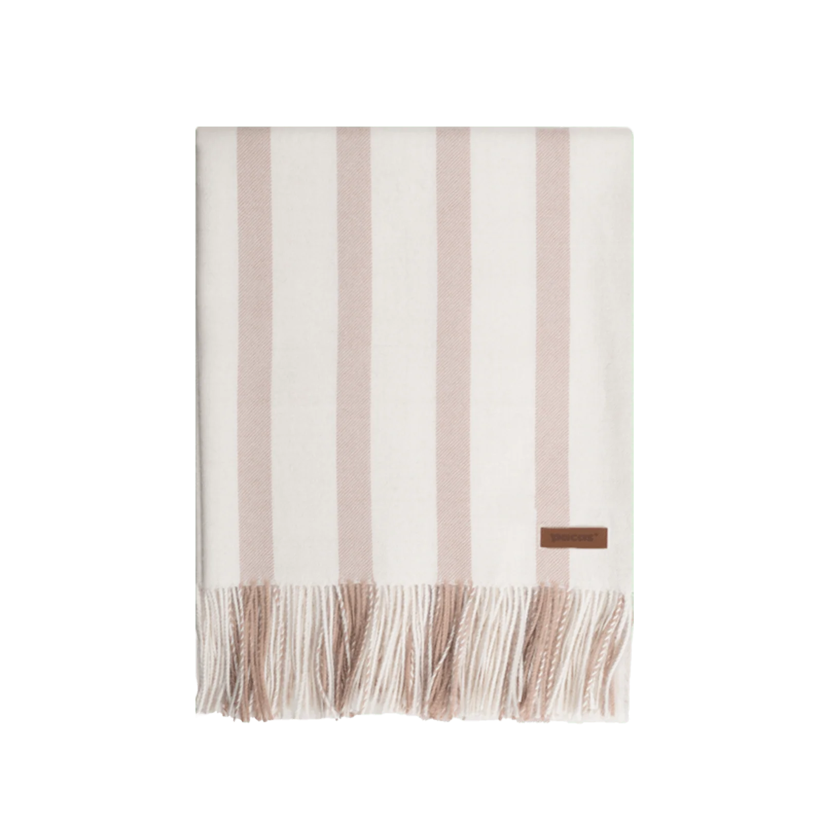 Ticking Stripe Throw Blanket - Image 2