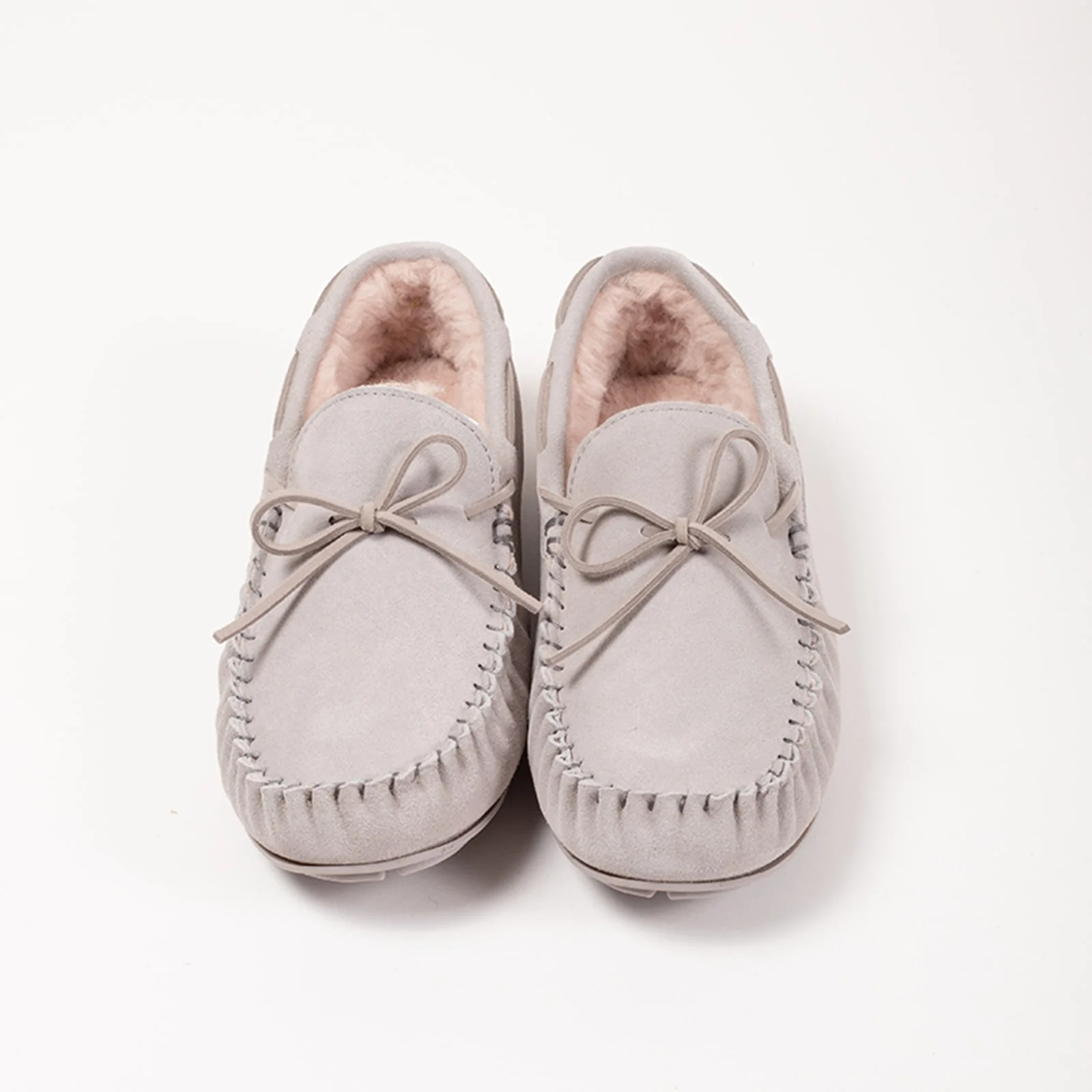 Women's Alpaca Lined Moccasin Slipper - Image 4