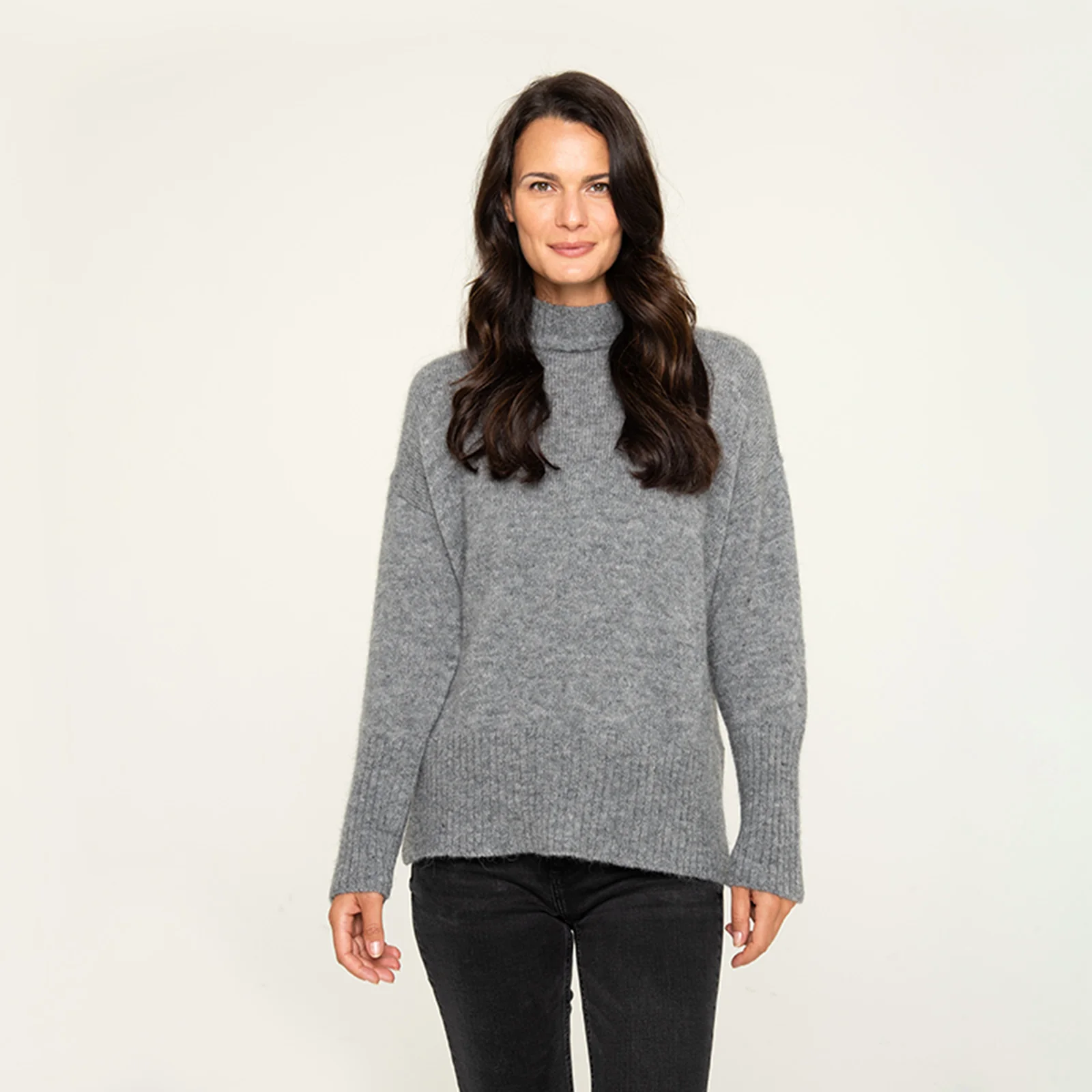 Women's Mock Neck Sweater - Image 4