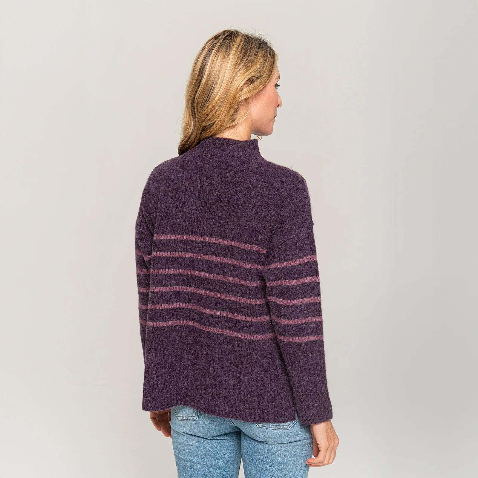 Women's Mock Neck Sweater - Image 6