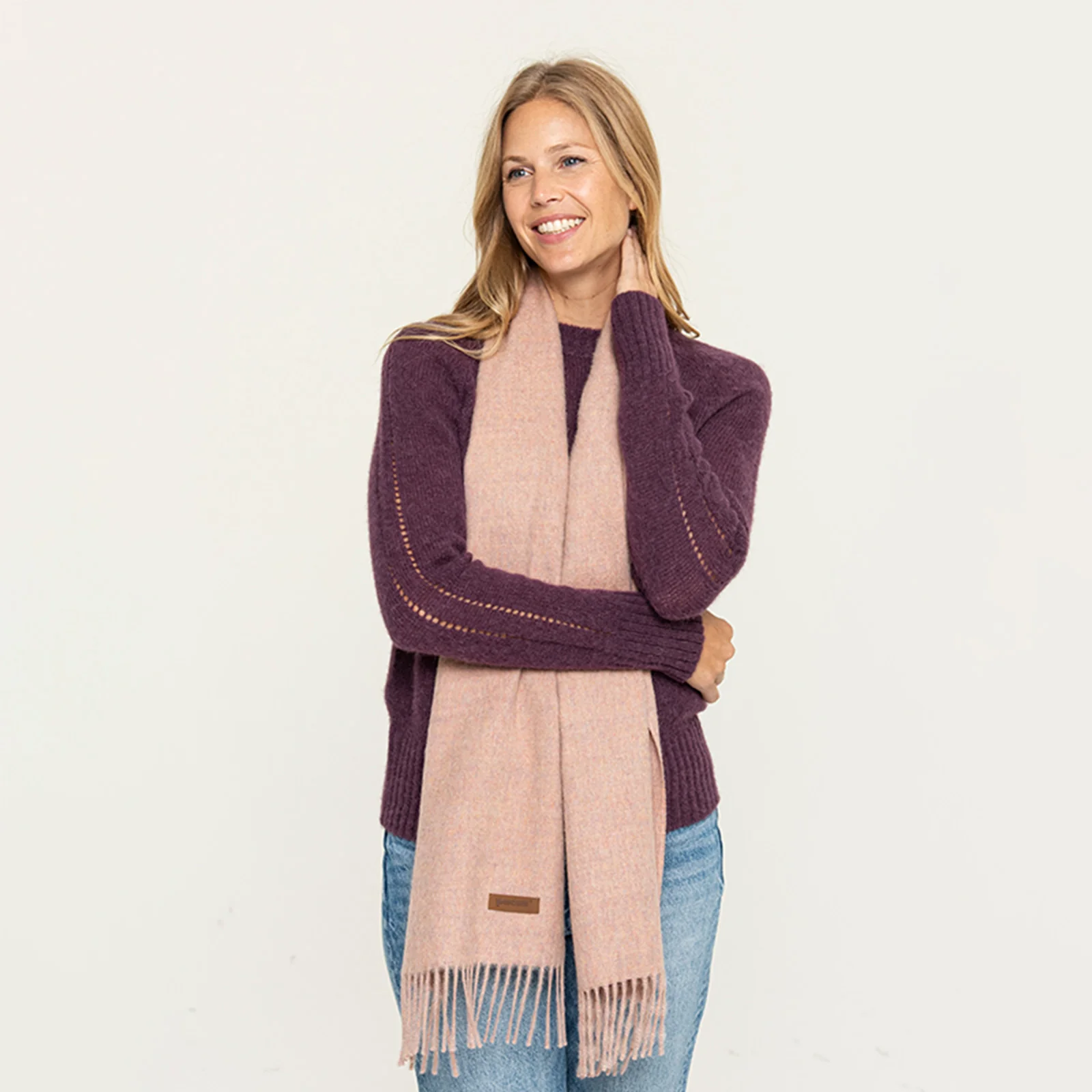 Women's Solid Scarf - Image 14