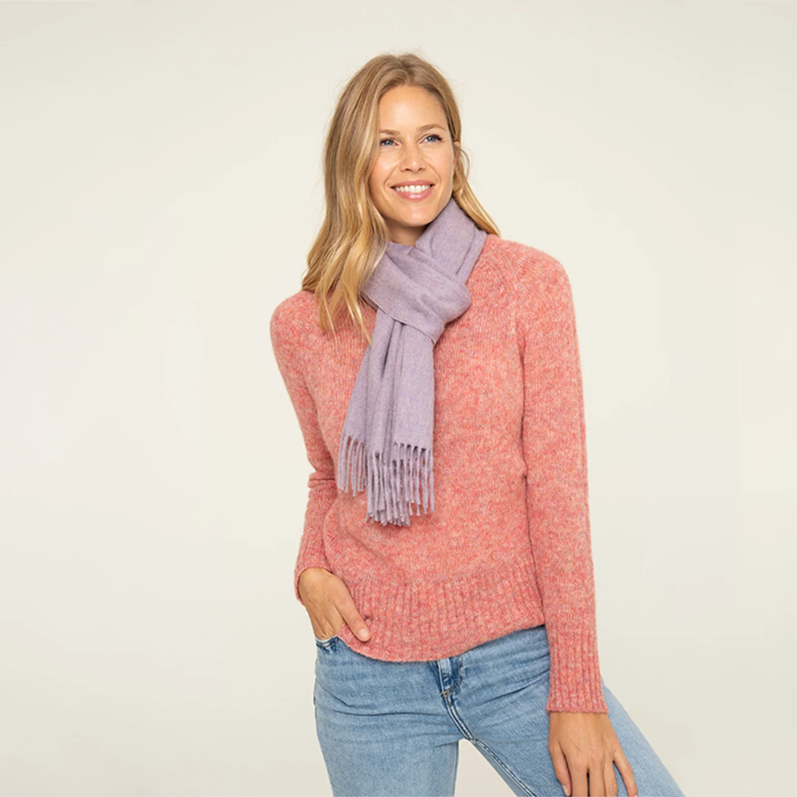 Women's Solid Scarf - Image 21