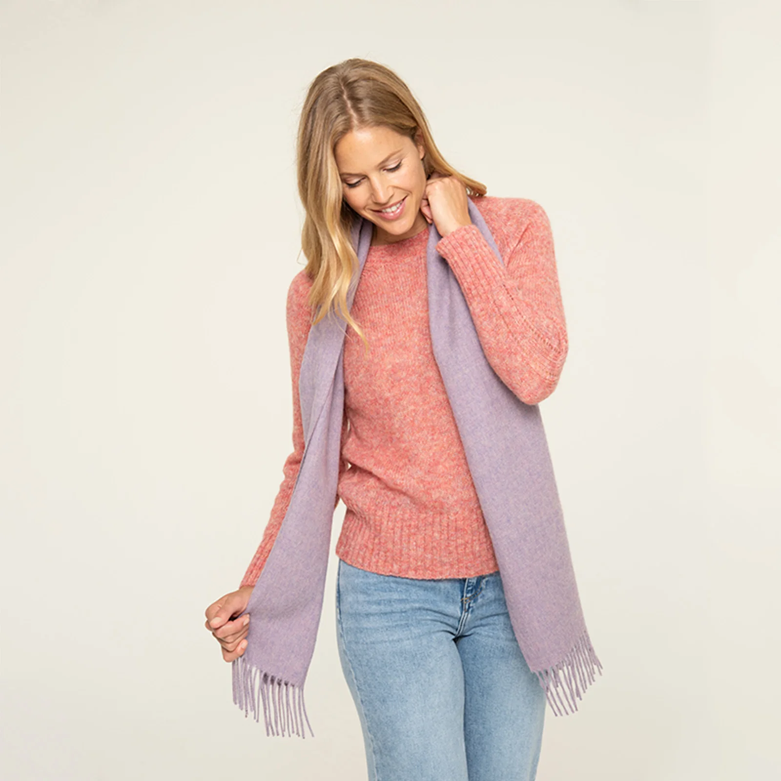 Women's Solid Scarf - Image 22
