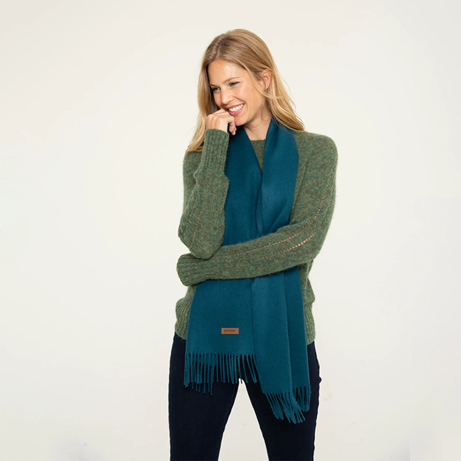 Women's Solid Scarf - Image 26