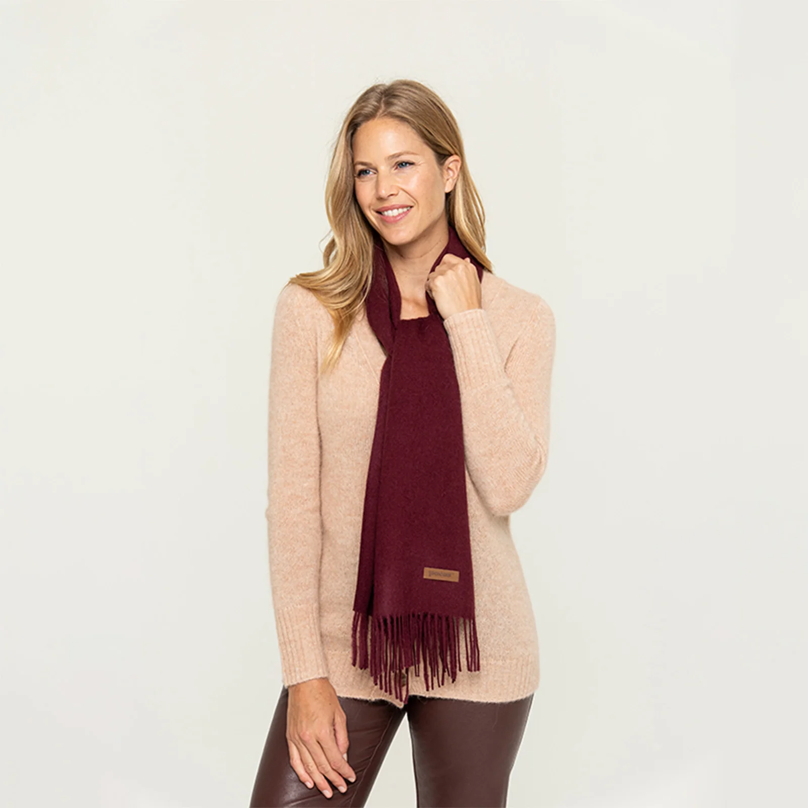 Women's Solid Scarf - Image 31