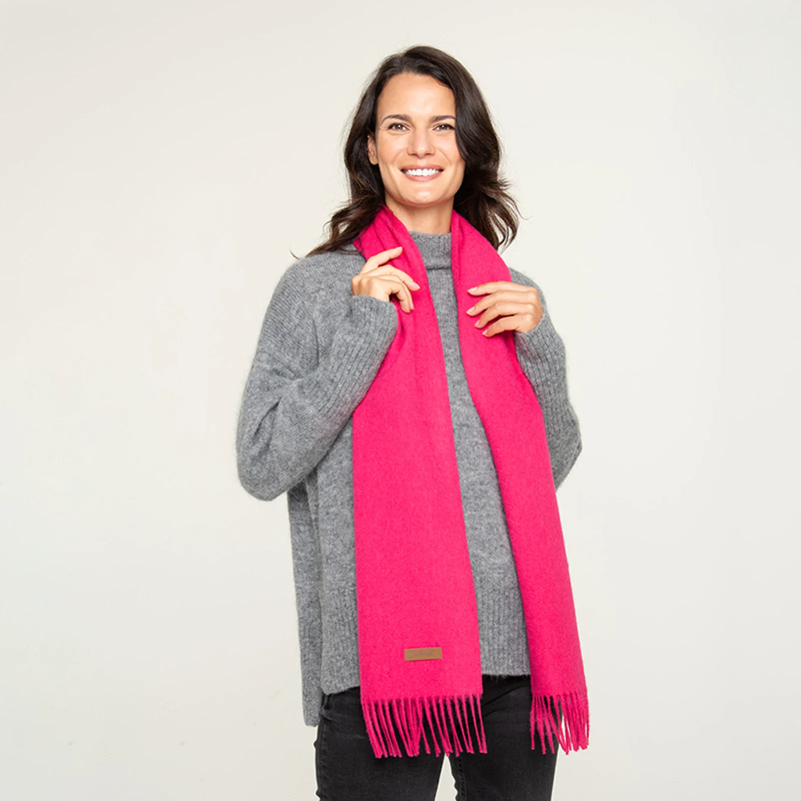 Women's Solid Scarf - Image 35