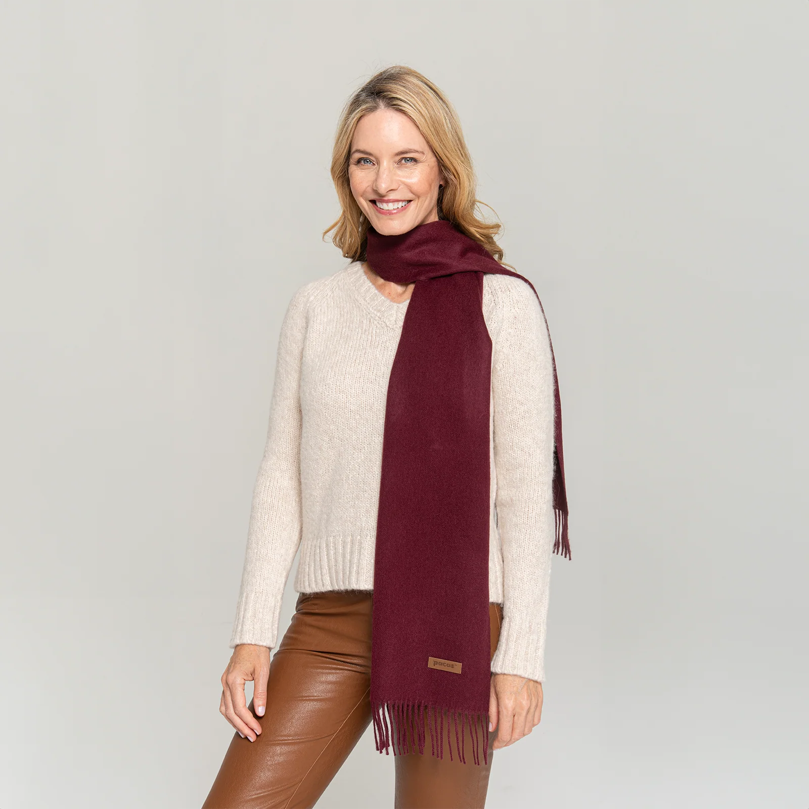 Women's Solid Scarf - Image 53