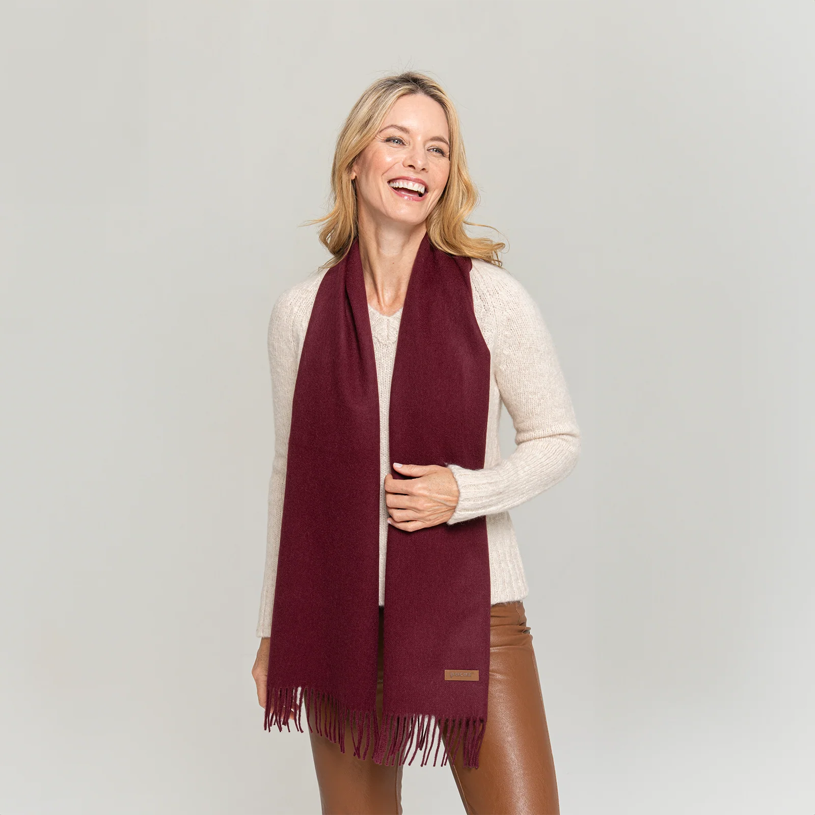 Women's Solid Scarf - Image 54