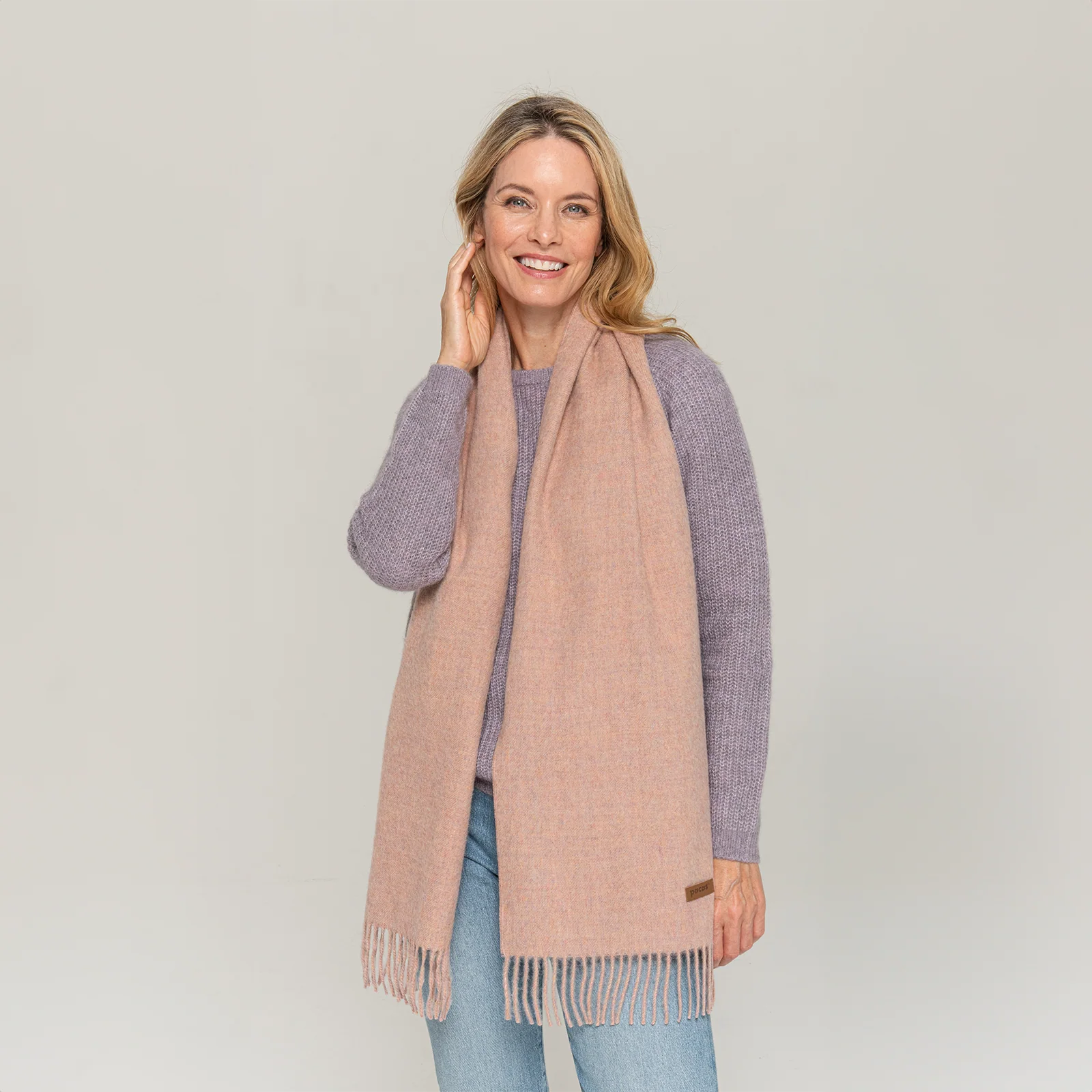 Women's Solid Scarf - Image 57