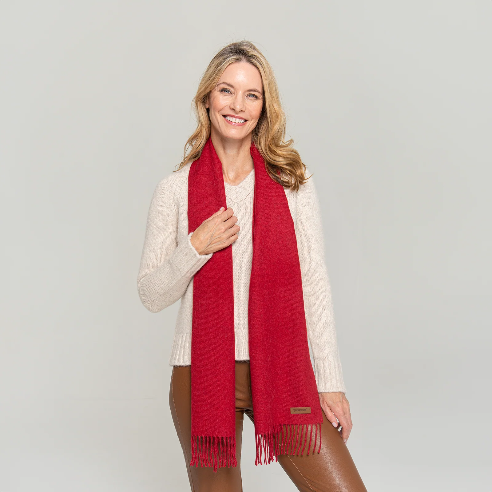 Women's Solid Scarf - Image 58