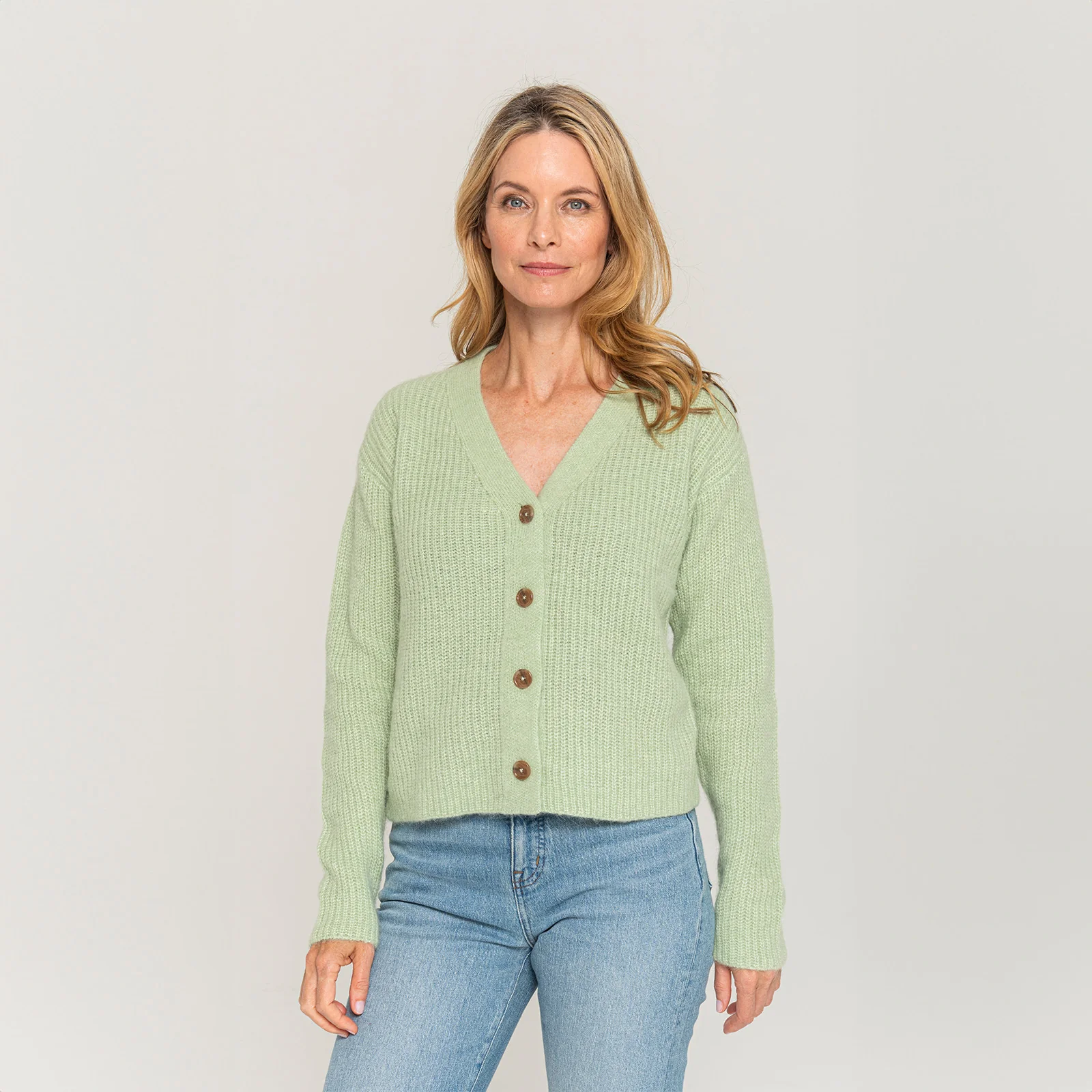Women's Ribbed Cardigan Sweater - Image 7