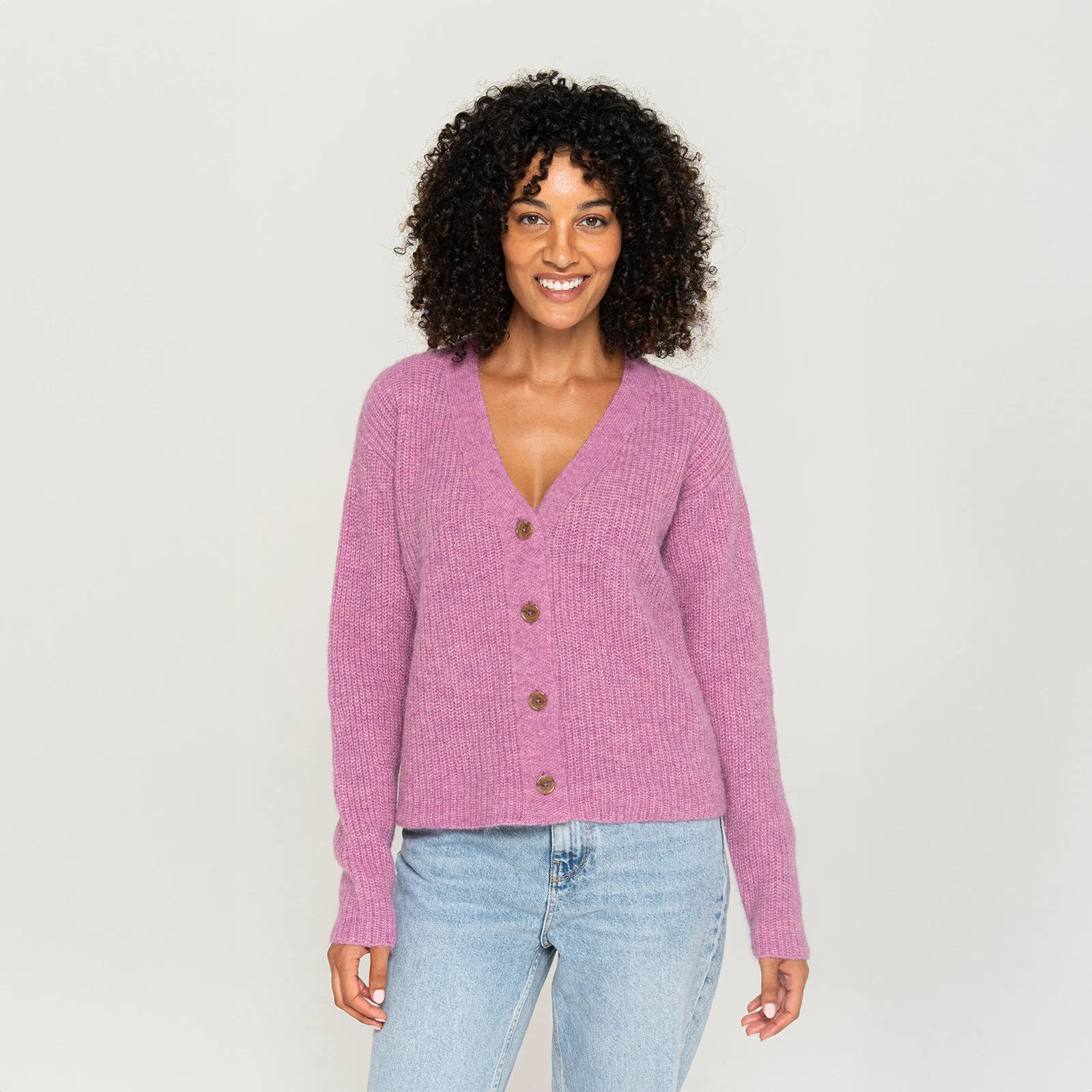 Women's Ribbed Cardigan Sweater - Image 8