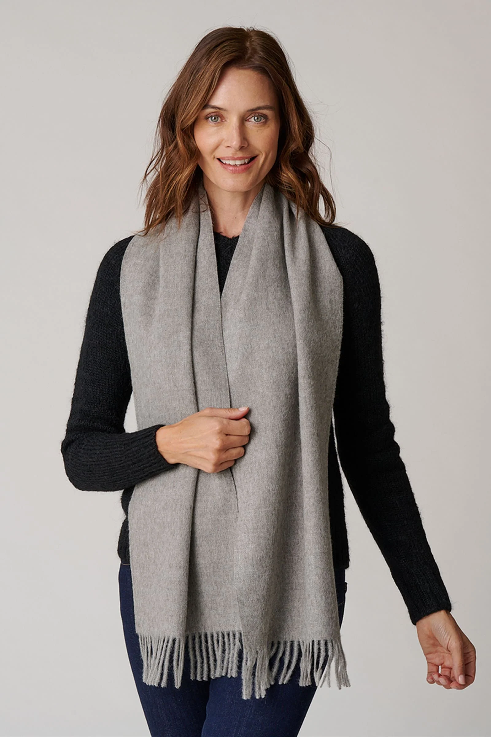 Women's Plaid Scarf - Image 6