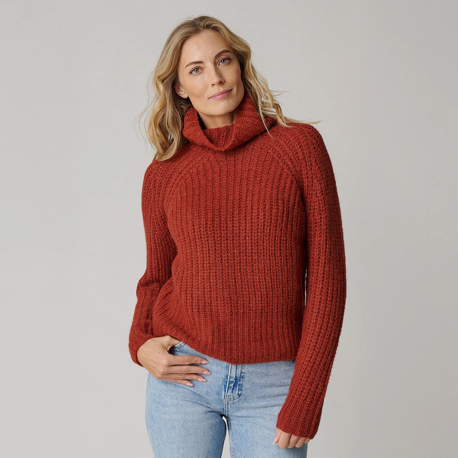 Women's Turtleneck Sweater - Image 11