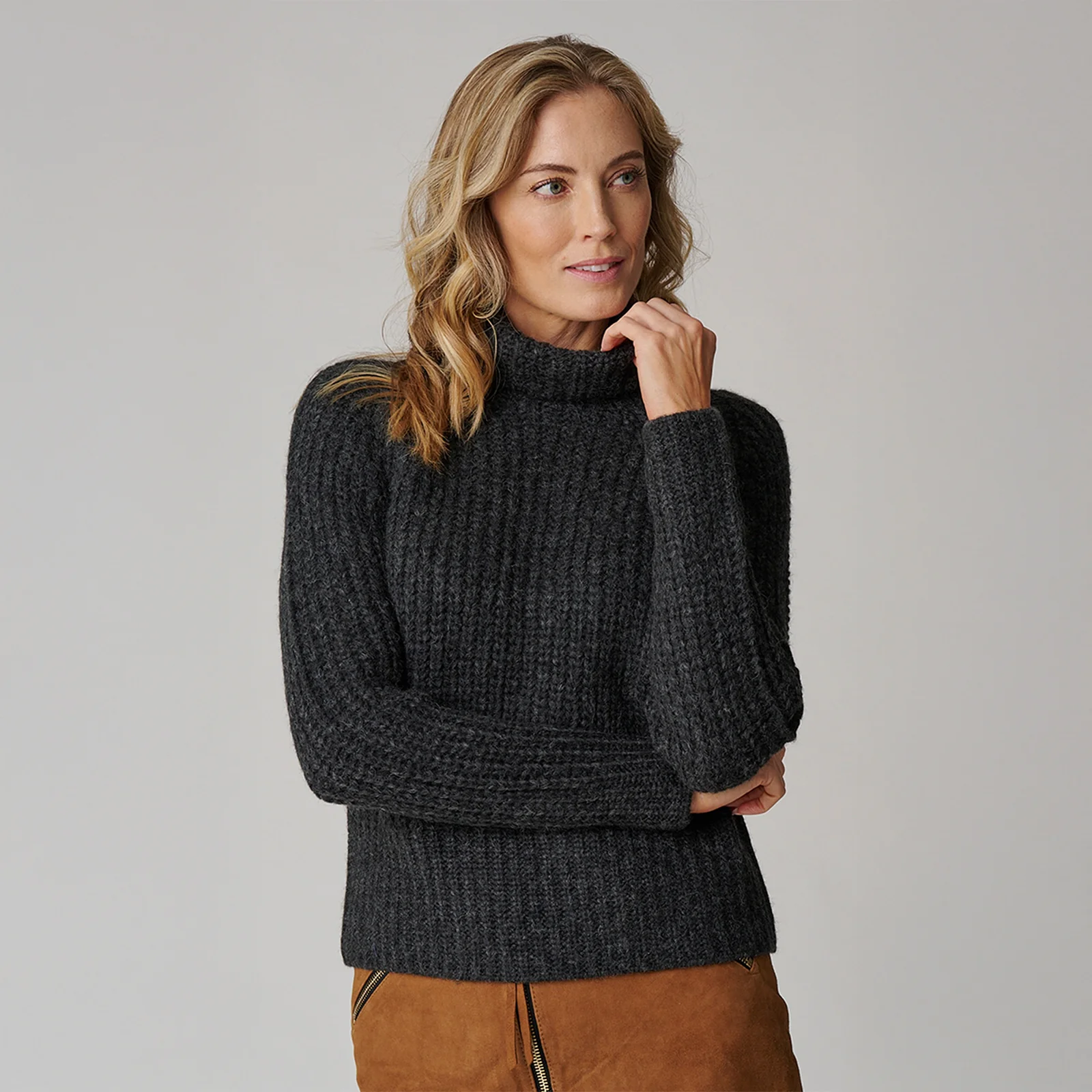 Women's Turtleneck Sweater - Image 14