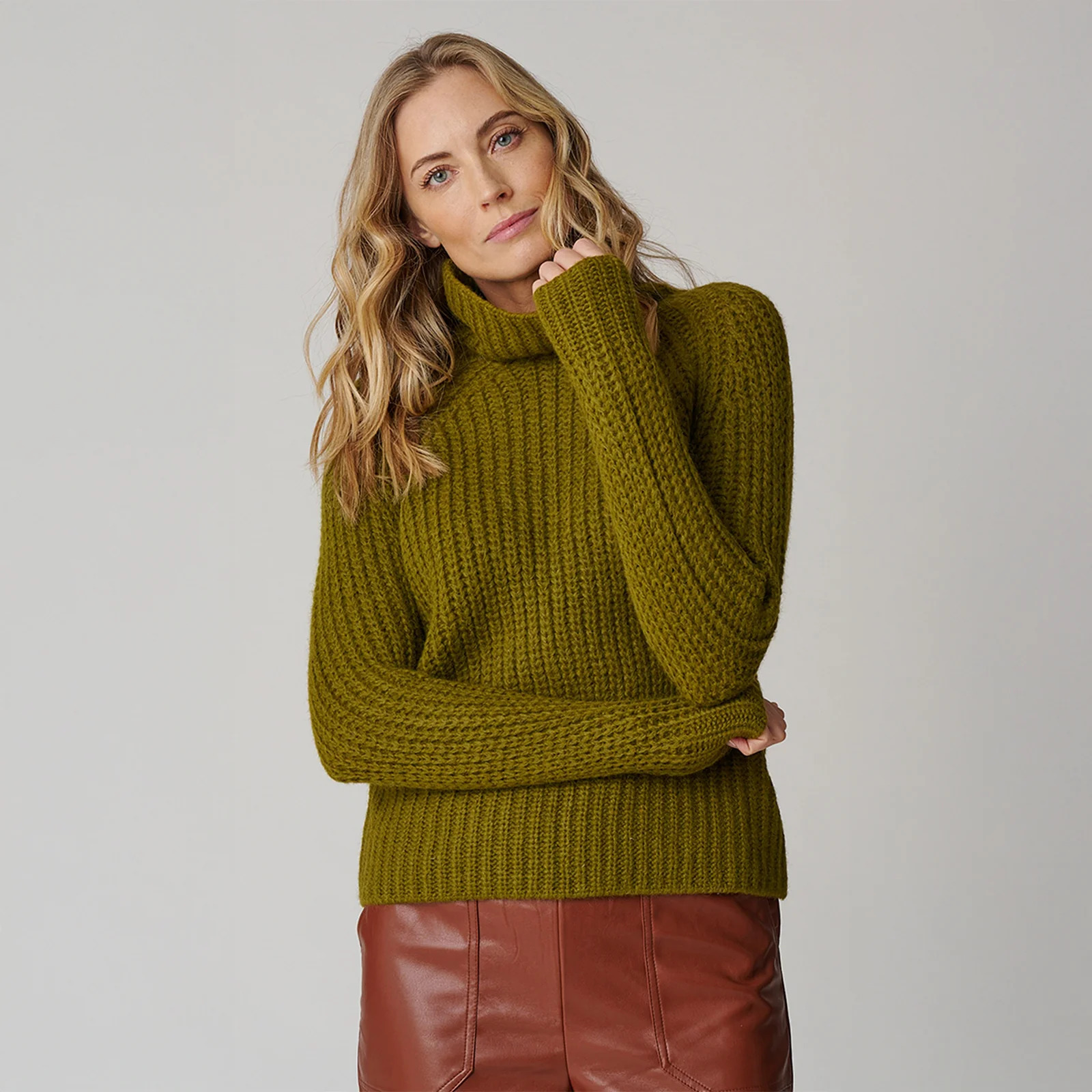 Women's Turtleneck Sweater - Image 17