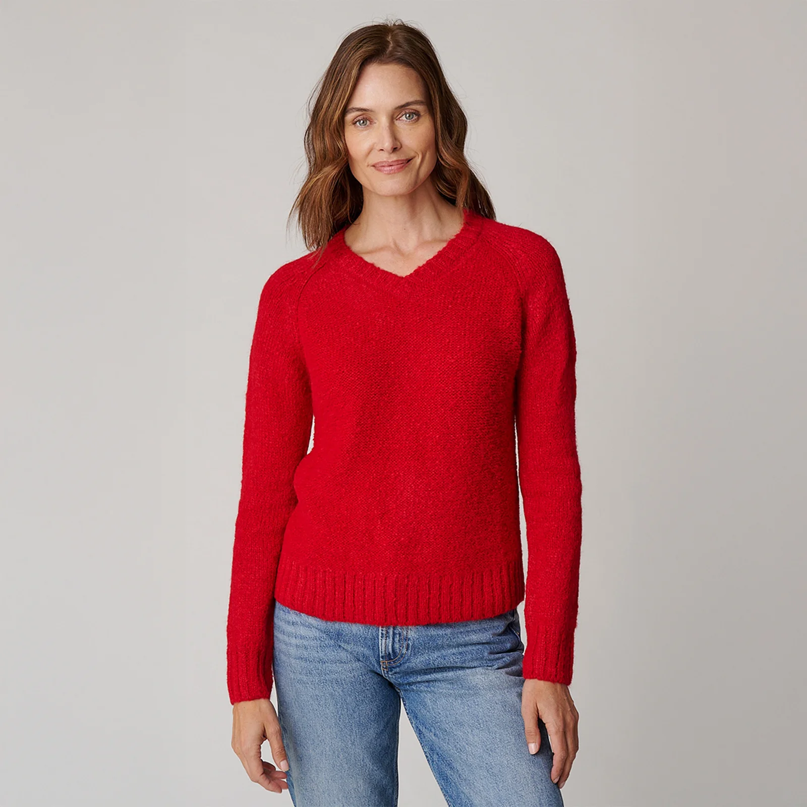 Women's V Neck Sweater - Image 12