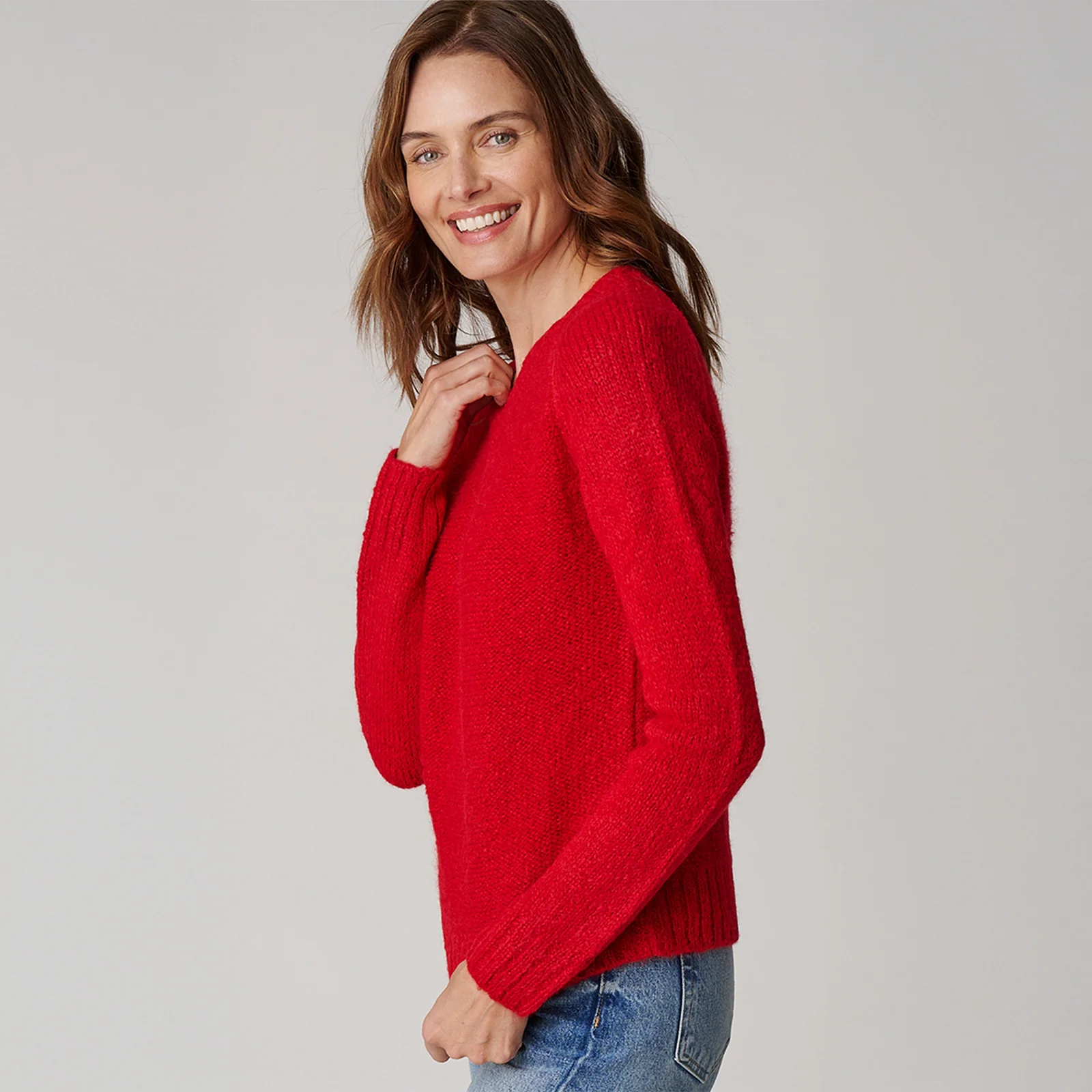 Women's V Neck Sweater - Image 23