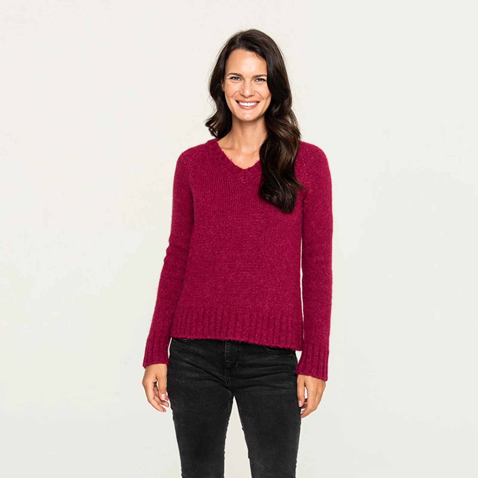 Women's V Neck Sweater - Image 5