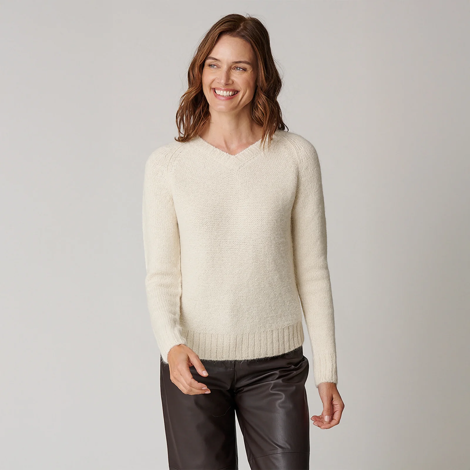 Women's V Neck Sweater - Image 9